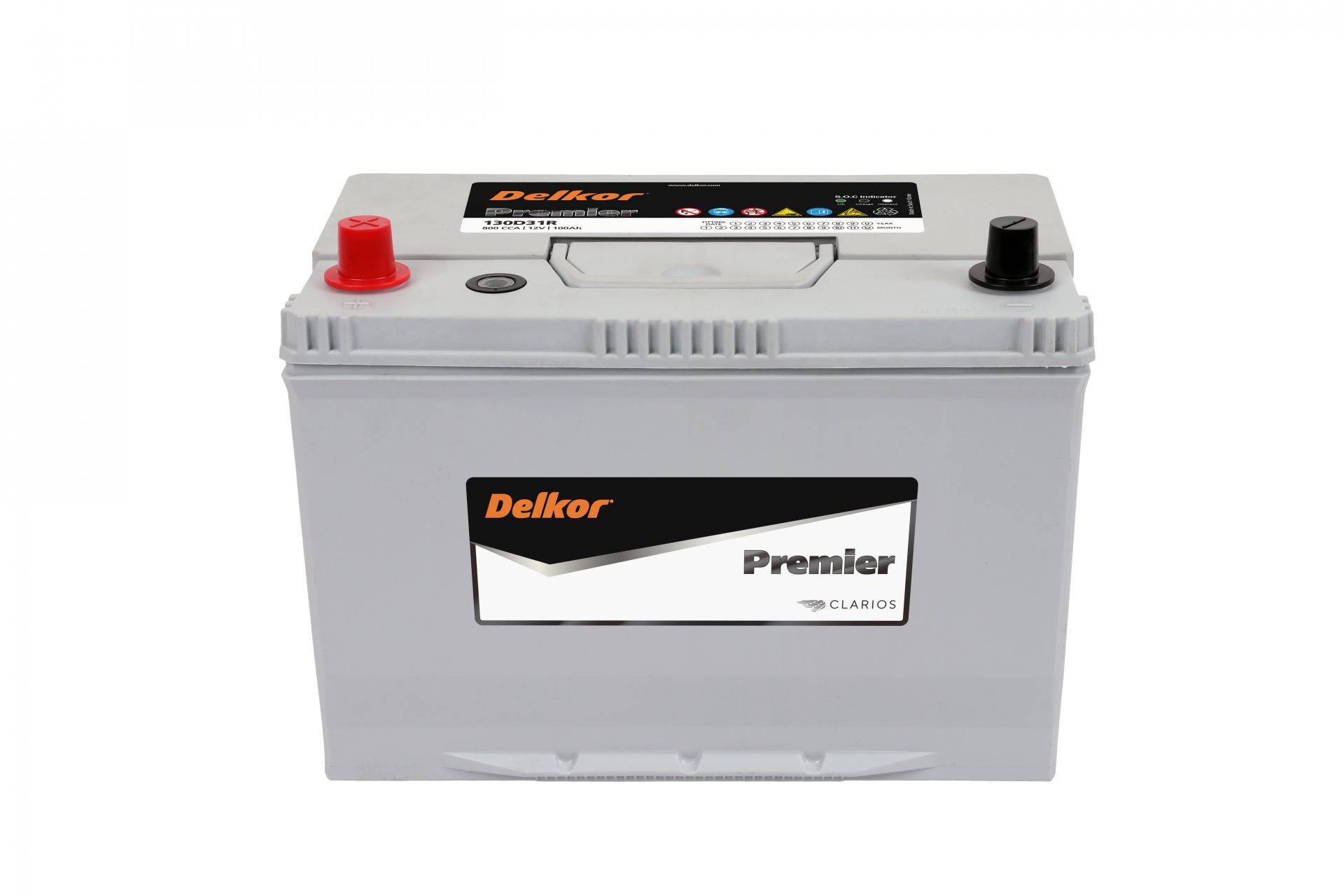 Battery Delkor Premier 130D31R (Sealed Maintenance Free Type) 12V 100Ah